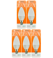 (5 Adet) Osaka 9W (70W) Beyaz Işık (6500K) E14 Duylu (İnce Duy) Led Mum Ampul