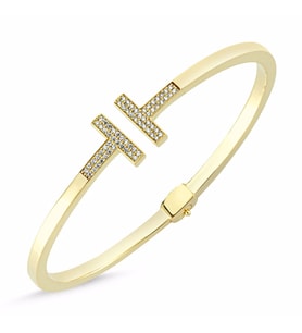 Altın Kelepçe Eklem Tasarım 14K Gold (Çok Renkli)