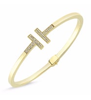 Altın Kelepçe Eklem Tasarım 14K Gold (Çok Renkli)