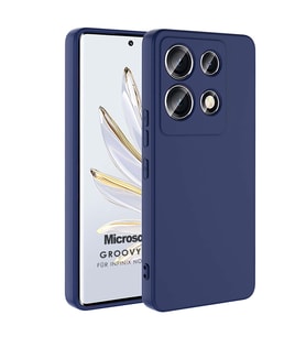 Microsonic Infinix Note 30 VIP Kılıf Groovy Soft Lacivert (Lacivert)