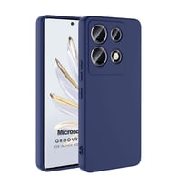 Microsonic Infinix Note 30 VIP Kılıf Groovy Soft Lacivert (Lacivert)