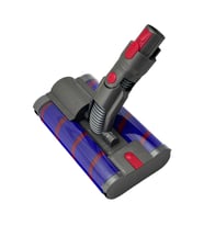 Dyson Uyumlu V7, V8, V10, V11, V15 Süpürge Çiftli Yumuşak Rulo Fırçalı Başlık