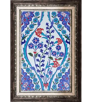 Armada Çini 25x40 Cm SP 418 Göbekli Kütahya İznik Çini Seramik Pano