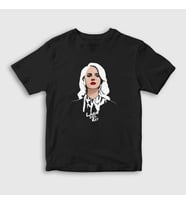 Presmono Unisex Çocuk Siyah Ldr Lana Del Rey T-Shirt 156312tt
