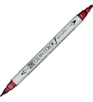 Zig Clean Color f Çift Uçlu Kalem 126 Metallic Red 