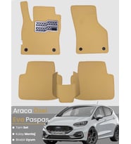 FORD FİESTA (2017-2024) Uyumlu EVA Paspas Tam Set–Araca Özel,Su Geçirmez,Kolay Montaj