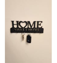HOME SWEET TASARIMLI DUVAR ANAHTARLIĞI