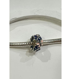 Fubena Renkli Kelebek Halka Charm