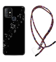 INFINIX Hot 8 9 10 11S Hot 10 Play 10T Kılıf Boyun Asklı Rasta Silikon Planet 1620