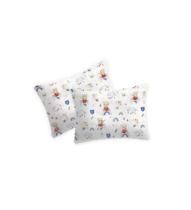 %100 Pamuklu Fermuarlı Bebek Yastık Kılıfı 35x45 ( 2 Adet )