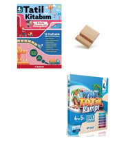 Tudem 4'ten 5'e Tatil Kitabı ve Yanıt Yaz Tatil Kampı + Telefon Standı