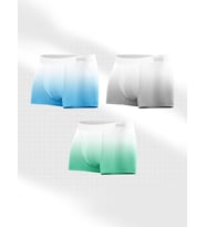 Eces DesignDikişsiz Buz Ipek Ter Uzaklaştıran Spor Özel Tasarım Erkek Iç Giyim 3 Parça 1000 Boxer (Çok Renkli)