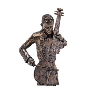 Biev Bronz Müzisyen Biblo 47 cm RCO010