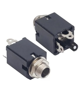 6.3Mm Gitar Şase Stereo Dik