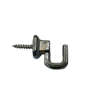 Vidalı Kanca, Askı Küçük - 15x18mm, Nikel - 1 Adet