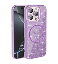 Microsonic Apple iPhone 16 Pro Max Kılıf GlamGrip Luxe Lila (Lila)