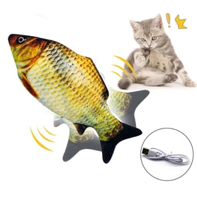 Hareketli Balık Kedi Oyuncağı Şarjlı