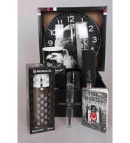 LİSANSLI BEŞİKTAŞ "PREMIUM FULL + FULL SET" DUVAR SAATİ İLE  (Siyah)