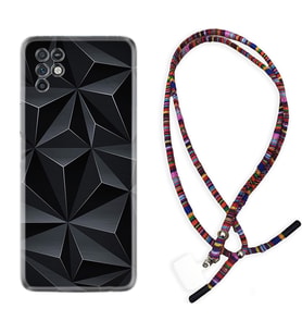 INFINIX Note 11 Pro Note 10 Hot 9 Play Kılıf Boyun Asklı Rasta Silikon Prizmalar 1782