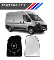 Peugeot Boxer Sağ Dış Ayna Üst Büyük Camı Yolcu Tarafı Mekanik Tip 2006 Sonrası
