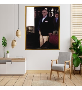 ÇERÇEVELİ ATATÜRK TABLO S169