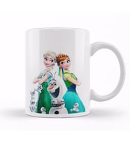 Elsa Frozen Fever Anna Olaf Kupa Bardak Porselen