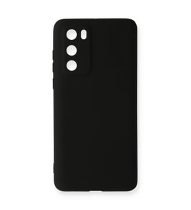 Huawei P40 Kılıf First Silikon - Siyah