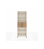 Arges Dolap 4 Raflı 3 Çekmeceli 88x30x243 Aytaşı-Çam