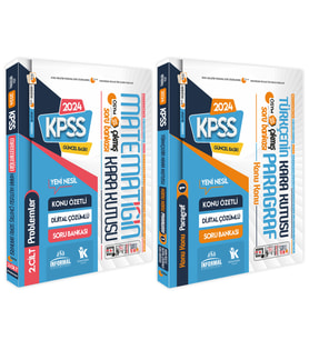 2024 KPSS Paragraf ve Problemler Kara Kutu Konu Özetli D. Çözümlü ÖSYM Çıkmış So