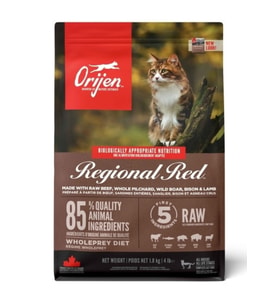 Orijen Regional Red Kırmızı Etli Tahılsız Yetişkin Kedi Maması 1.8 Kg