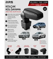 Opel Corsa C / Combo C 2000 - 2008 Kolçak Kol Dayama Siyah