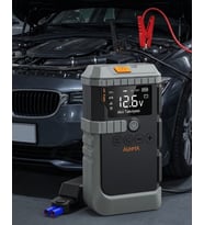 Northcity Taşınabilir Araç Çalıştırma Jump Starter ve Hava Pompası - Oto Yardım Kiti, Güç Bankası ve Dijital Basınç Göstergeli