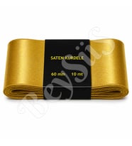 Saten Kurdele 60 mm Gold