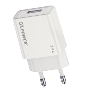 OX POWER 5V 2.6A ŞARJ ADAPTÖRÜ (Pamuk Beyaz)