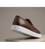 Growish GR0318 Hakiki Deri Hafif Beyaz EVA Taban Erkek Üst Kalite Loafer Ayakkabı
