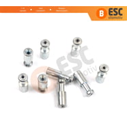 BCR007 Cam Kriko Kablo Halat Uç Pimi Tutma Perçini 5.5x16/1.7 mm 100 Adet