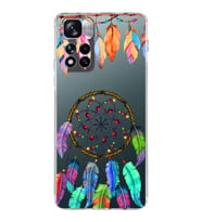 PrintiFy Xiaomi Redmi Note 11 Pro Plus ile Uyumlu 1mm Slim Fit Nazar Boncuğu 6 Baskılı Şeffaf  Kılıf
