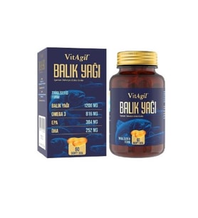 Vitagil Omega 3 1200 Balık Yağı 60 SoftGel