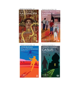 Kassandra + Kadransız Saat + Otuz Dokuz Basamak + Casus- 4 Kitap Set - Iş Bankası Özel Set Kassandra