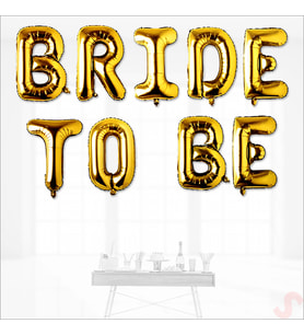 Bride To Be Folyo Balon, 40 cm - Altın