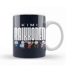 Kimi Raikkonen 01 Kupa Bardak Porselen