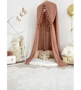 Pamuka Tül Cibinlik Deluxe Pinkish Brown