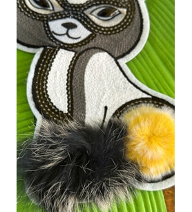 25X14 CM DOKUMA TRİKO KEDİ ARMA DİKİŞ GİYİM AKSESUARI