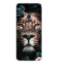Xiaomi Redmi 12C Kılıf Resimli Desenli Baskılı Silikon Leon Flowers 1333