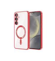 Newface Samsung Galaxy S24 Plus Kılıf Kross Magneticsafe Kapak - Kırmızı