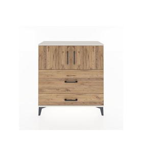 Arges Şifonyer 2 Raflı 2 Çekmeceli 2 Kapaklı 88x30x96 Aytaşı-Çam