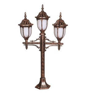 AVONNI BSU-68177-3BKR Kahverengi Boyalı Dış Mekan Aydınlatma E27 Çelik Boru ABS Polikarbon Cam 50cm