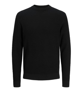 JACK JONES Erkek Desenli Örgü Kazak 12283381