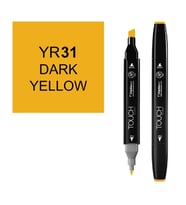 TOUCH TWIN YR31 ÇİFT UÇLU MARKER DARK YELLOW