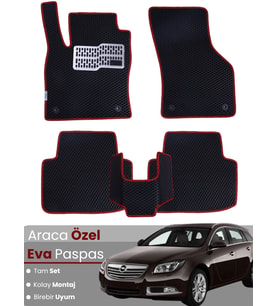 OPEL INSİGNİA (2008-2013) Uyumlu EVA Paspas Tam Set–Araca Özel,Kolay Montaj,Oto Paspas